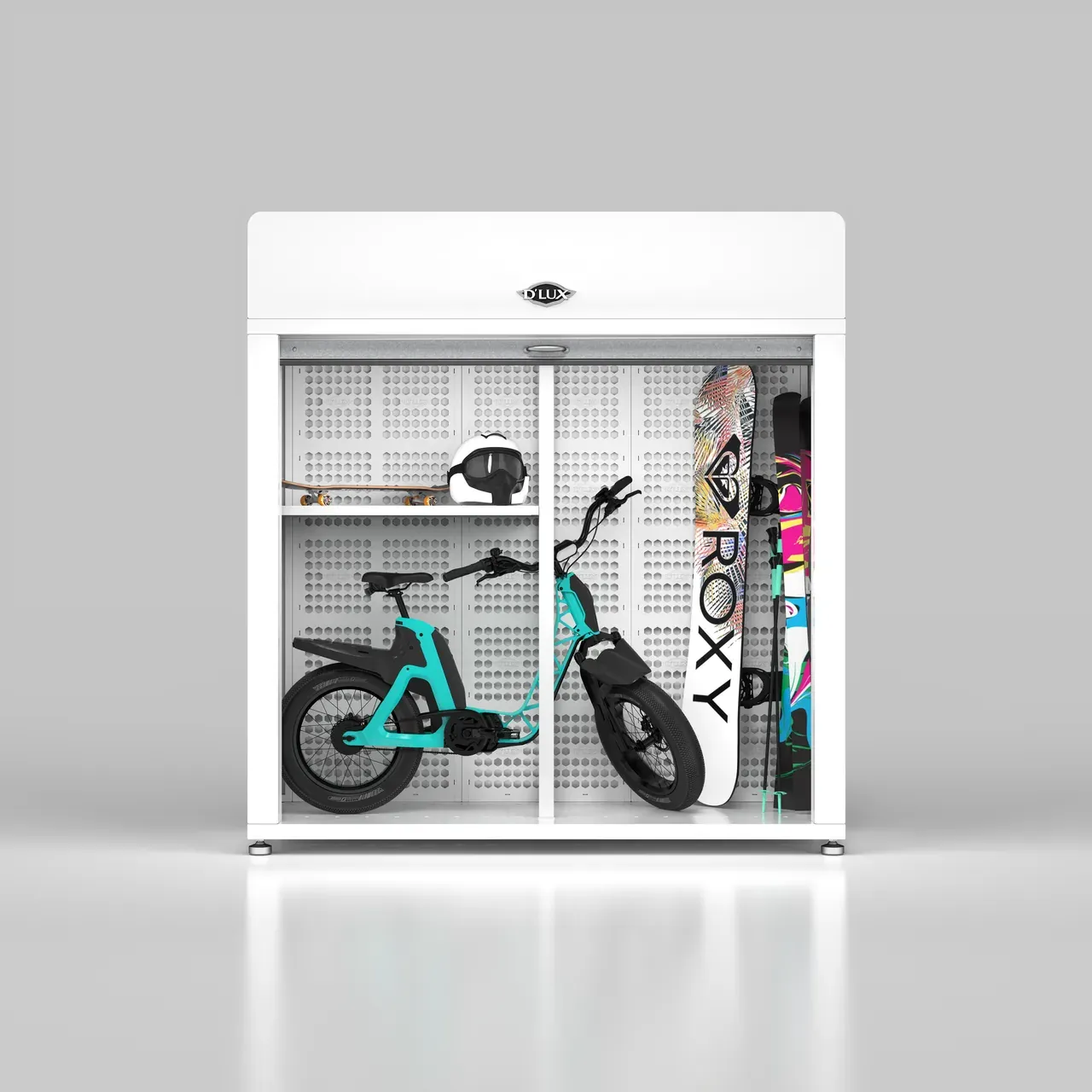 Loaded: bike and board
